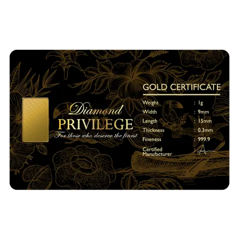 NEXIGOLD DIAMOND PRIVILEGE GOLD BAR image 2