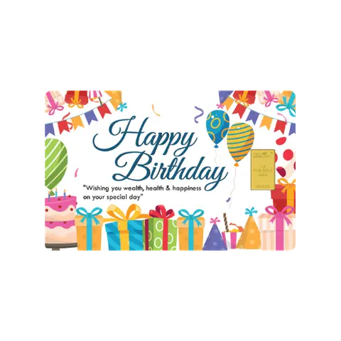 NEXIGOLD CELEBRATIONS GOLD BARS — NEXIGOLD HAPPY BIRTHDAY