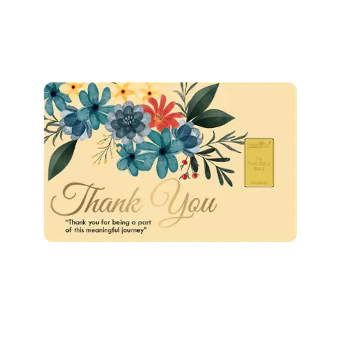 NEXIGOLD CELEBRATIONS GOLD BARS — NEXIGOLD THANK YOU