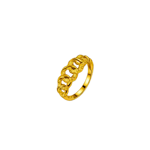 916 GOLD RING COCO LINK image 1
