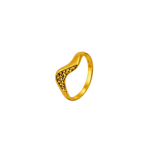 916 YELLOW GOLD RING ELEGANT image 1