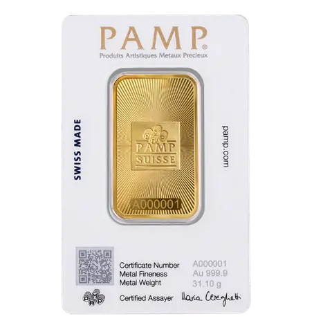 MINTED GOLD BAR 1 0Z image 2