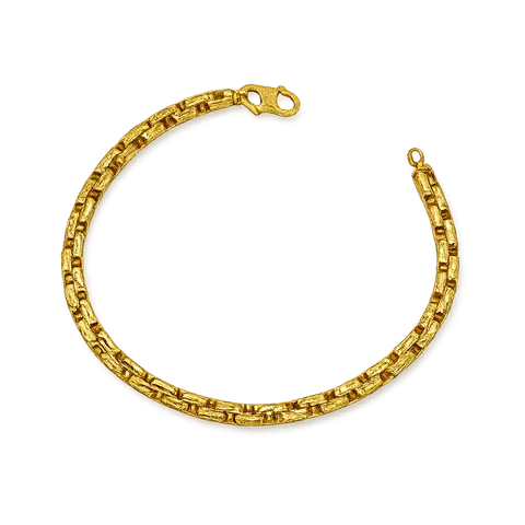 916 YELLOW GOLD BRACELET TITAN ANCHOR