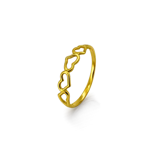916 GOLD RING ELEGANT LOVE