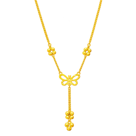 916 GOLD CHAIN CHOKER BUTTERFLY image 1