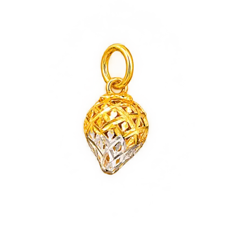 916 GOLD PENDANT STRAWBERRY image 1