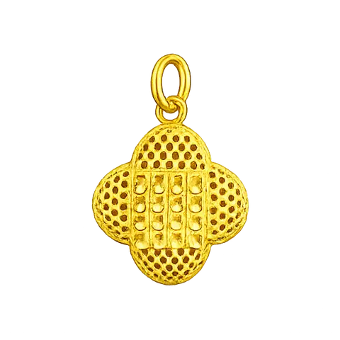916 GOLD PENDANT CLOVER ABACUS image 1