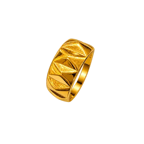 916 GOLD RING CUTOUT image 1