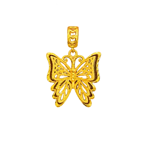 916 GOLD PENDANT BUTTERFLY image 1
