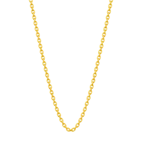 916 GOLD CHAIN ANCHOR HIGH POLISH image 1