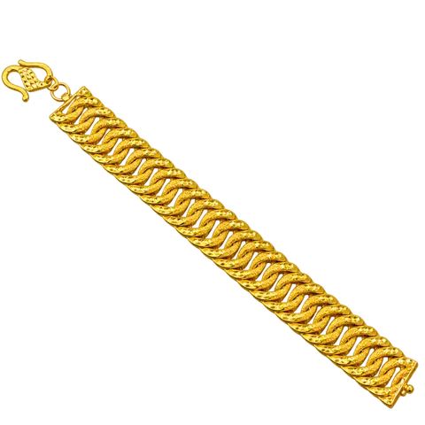 916 GOLD BRACELET CENTIPEDE image 1