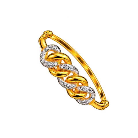 916 GOLD BANGLE COCO CHROME image 1
