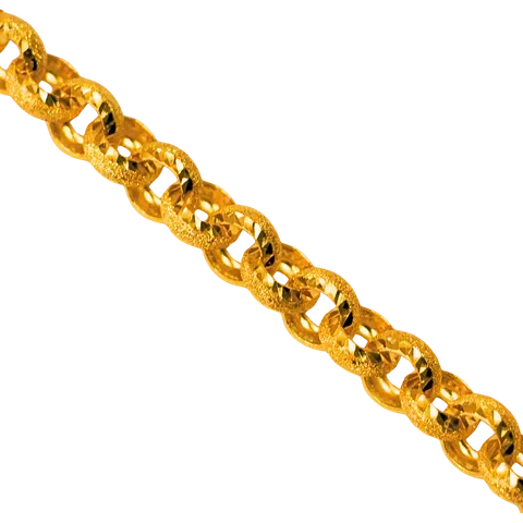 916 YELLOW GOLD BRACELET CANDY