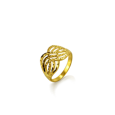 916 YELLOW GOLD RING FASHION