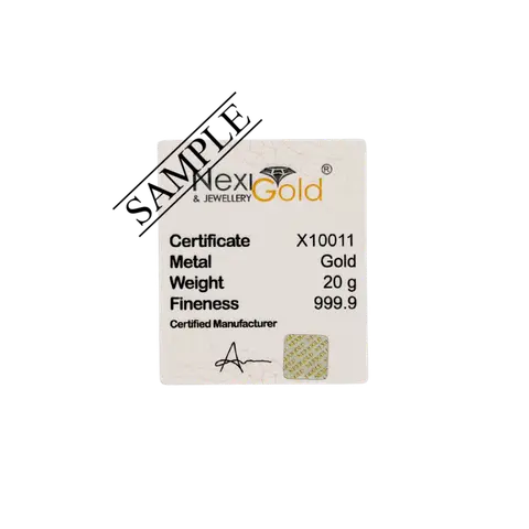 NEXIGOLD 20GM GOLD BAR image 3