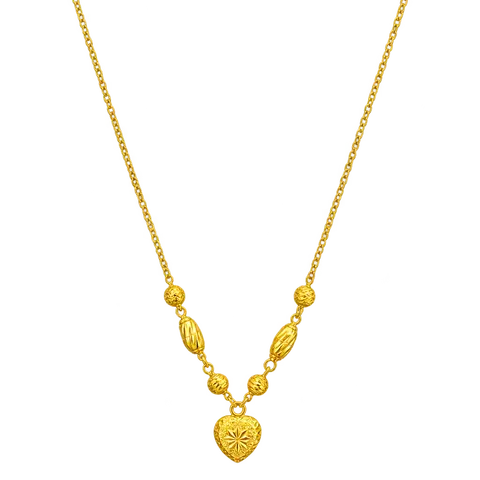 916 GOLD CHAIN CHOKER LOVE image 1