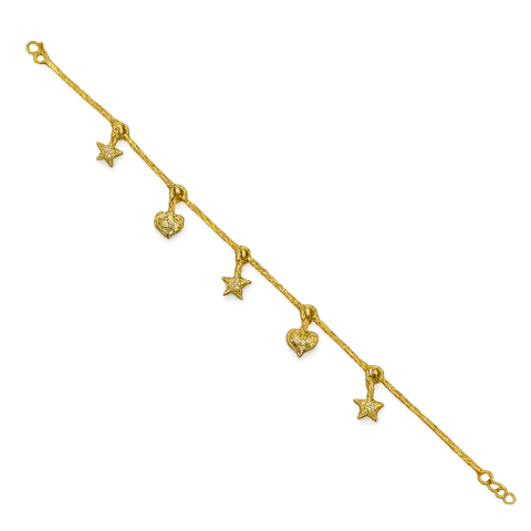 916 GOLD BRACELET CANDY LOVE