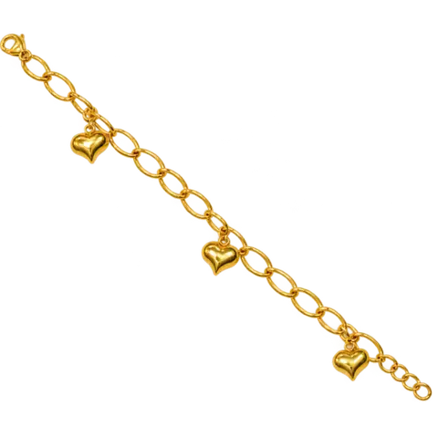 916 GOLD BRACELET PAPER CLIP image 1