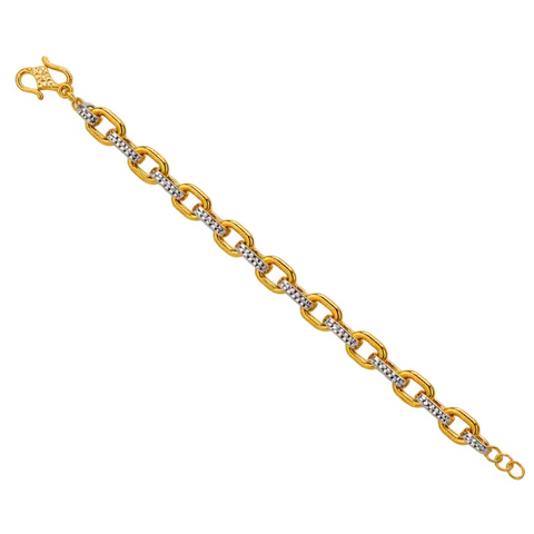 916 GOLD BRACELET ANCHOR CHROME image 1
