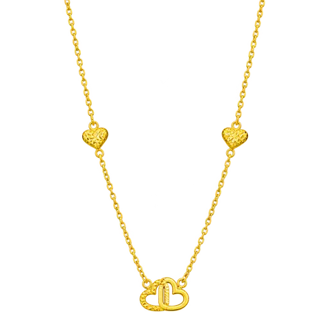 916 GOLD CHAIN DOUBLE LOVE image 1